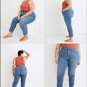 Madewell The Plus Curvy Perfect Vintage Jean in Finney Wash / 24W